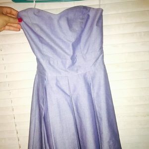 Strapless, Bow-Tie Back Lauren James Dress